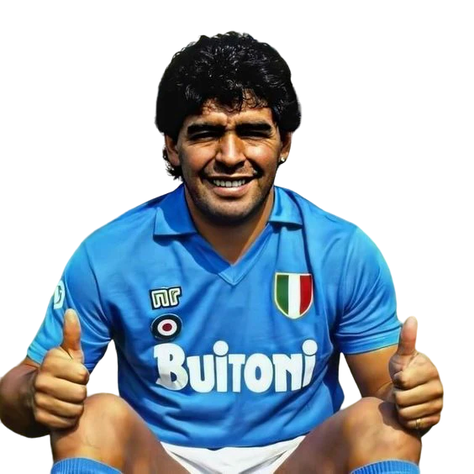 Camisetas Futbol Napoli ITALIA 87/88 MARADONA-1