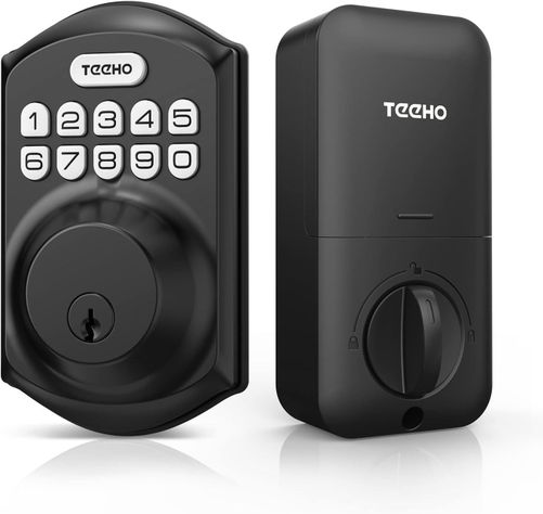 CERRADURA INTELIGENTE PUERTA DELANTERA SIN LLAVE CON TECLADO-0