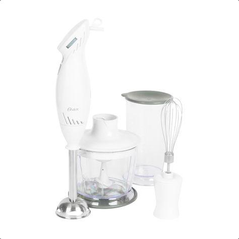Batidora De Inmersión Oster Con Accesorios 2616 Color Blanco-3