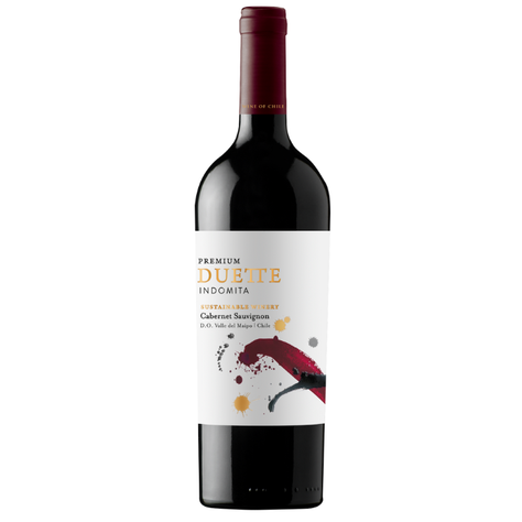 Vino Indómita Duette Premium Cabernet Sauvignon 14° 750cc-0