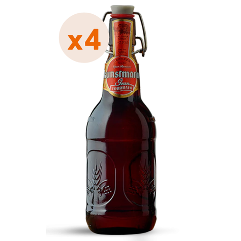 4X Cerveza Kunstmann Gran Torobayo Botellín 7,5° 500Cc-0