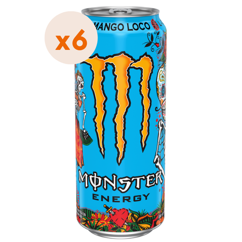 6x Bebida Energética Monster Mango Loco 470cc-1