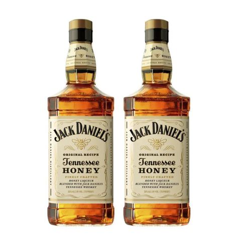 2x Whiskey Jack Daniels Honey 35° 750cc-0