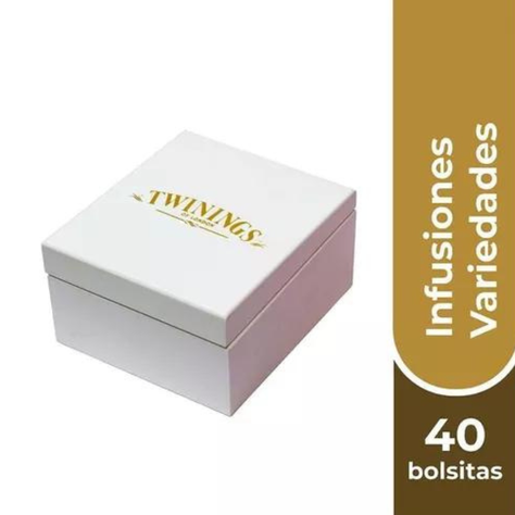 Té Twinings Caja Madera Blanca 40 Bolsitas-0