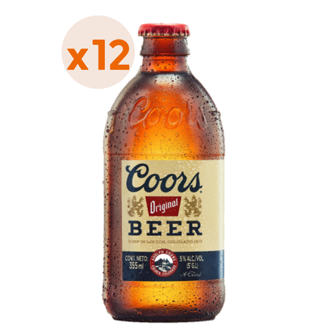 12X Cerveza Coors Botellín 5° 355Cc-0