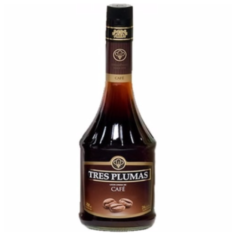 Licor Tres Plumas Licor De Café 24° 700Cc-0