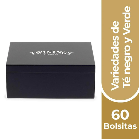 Té Twinings Caja De Madera 60 Bolsitas-0