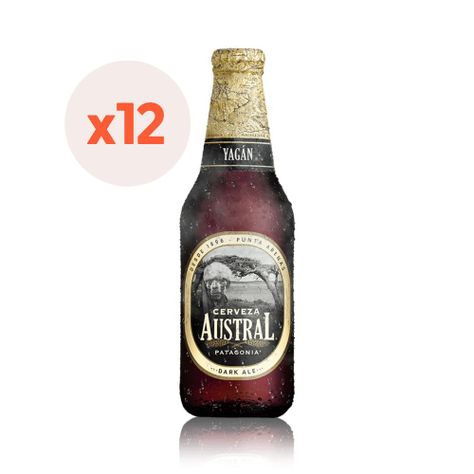 12X Cerveza Austral Yagan Botellín 5° 330Cc-0