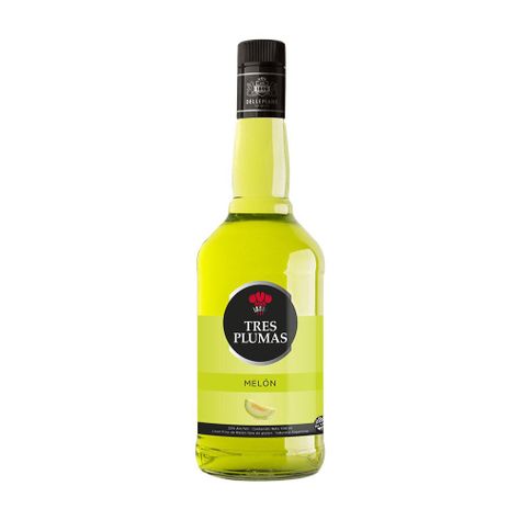 Licor Tres Plumas Licor De Melón 24° 700Cc-0