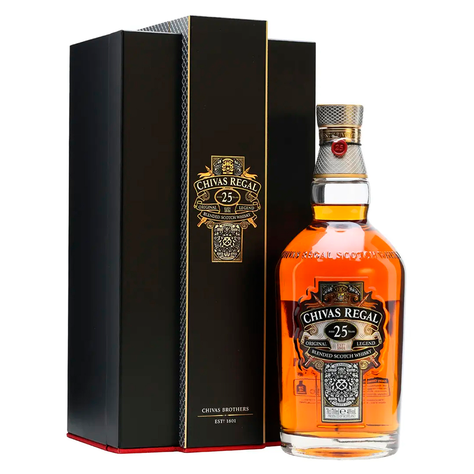 Whisky Chivas Regal 25 Años 40° 700Cc-0