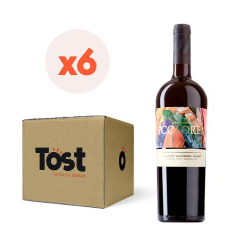 6x Vino 7 Colores Gran Reserva Ensamblaje 750cc-0