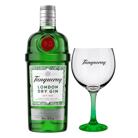 Gin Tanqueray London Dry 700cc + Copa de Regalo-0