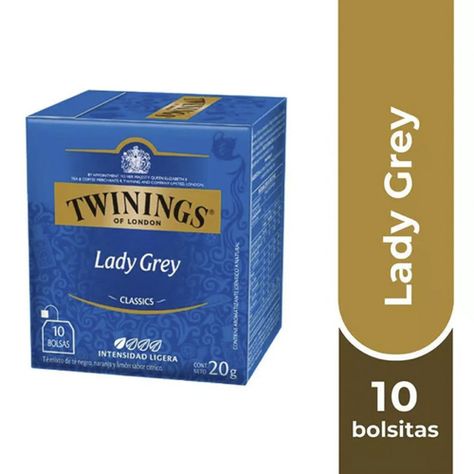 Té Twinings Lady Grey 10 Bolsitas-0