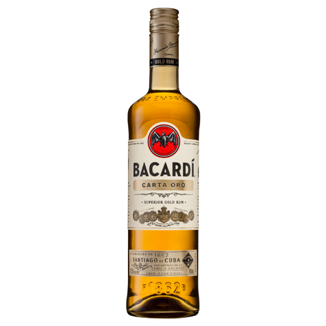 Ron Bacardi Carta Oro 38° 750Cc-0