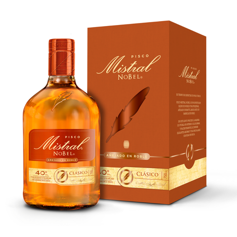 Pisco Mistral Nobel 40° 750cc-0