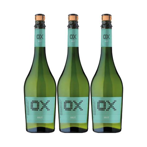 3x Espumante OX Brut 750cc-0