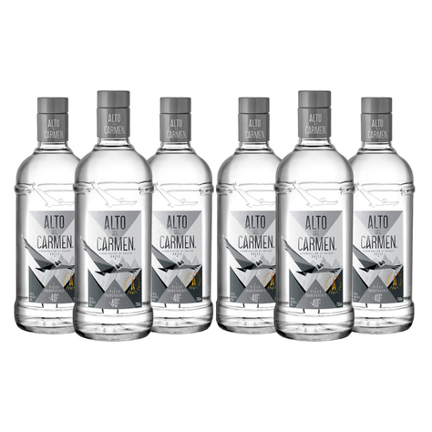 6x Pisco Alto Del Carmen Transparente 40° 750cc-0