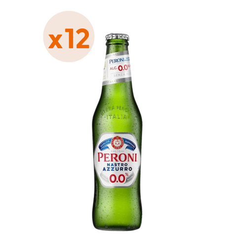 12X Cerveza Peroni Sin Alcohol Botellín 0° 330Cc-0