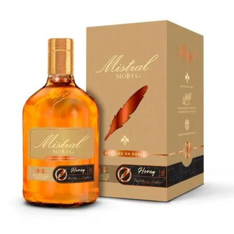 Pisco Mistral Nobel Honey 35° 750cc-0