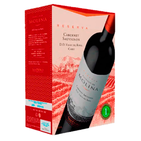 Vino Castillo De Molina Bag In Box Cabernet Sauvignon 3000cc-0