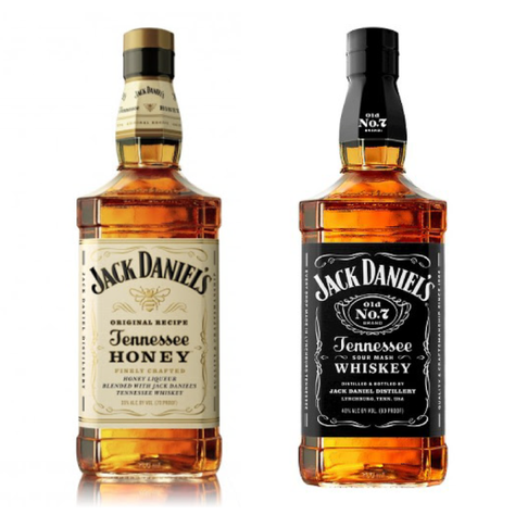 Pack Whiskeys Jack Daniels 750cc: Honey + N°7-0