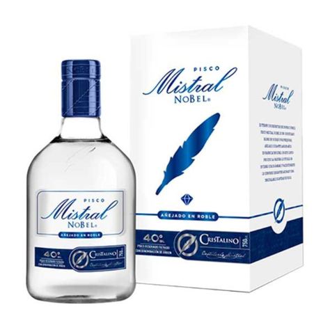 Pisco Mistral Nobel Cristalino 40° 750cc-0