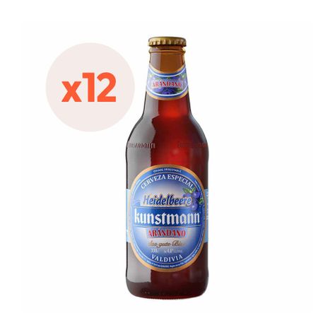 12X Cerveza Kunstmann Arandano Botellín 4,8° 330Cc-0