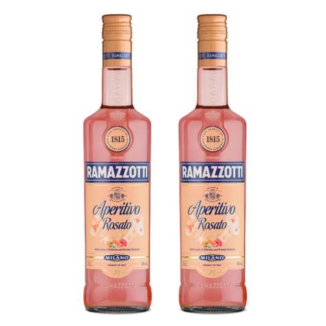 2x Licor Ramazzotti Aperitivo Rosato 15° 700Cc-0