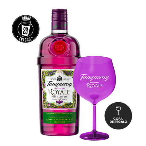 Gin Tanqueray Dark Berry 700cc + Copa Acrílica de Regalo-0