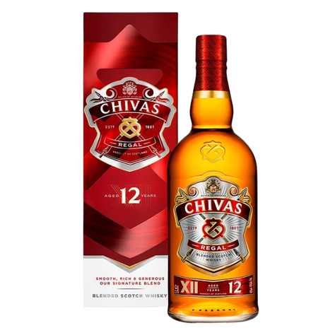Whisky Chivas Regal 12 Años 40° 1000Cc-0