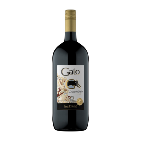 Vino Gato Seleccion Dulce Tinto Botellon 9° 1500cc-0
