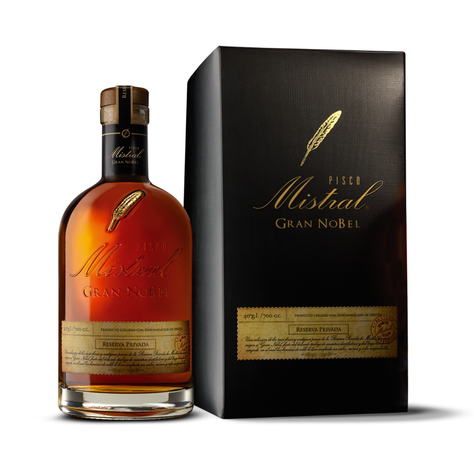 Pisco Mistral Gran Nobel 40° 700cc-0