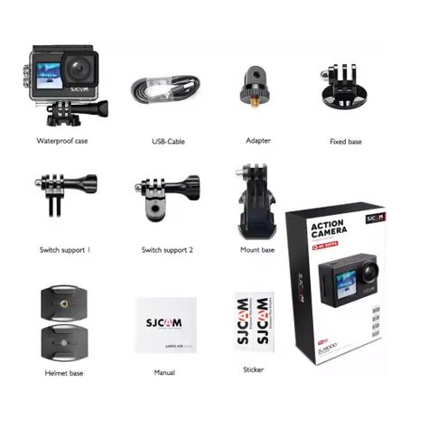 Camara Deportiva 4k 16MP SJCAM SJ4000 Dual Screen-7