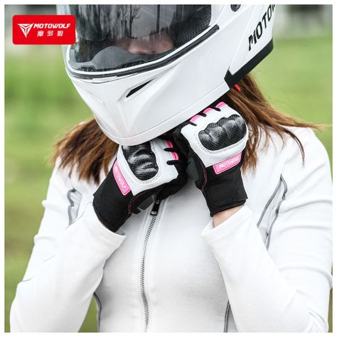 Guantes de Mujer para Motociclismo Motowolf 0330-7