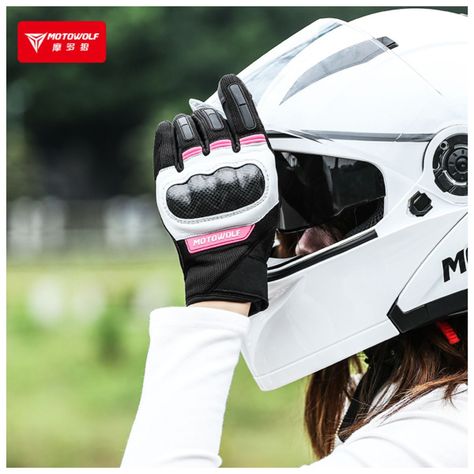 Guantes de Mujer para Motociclismo Motowolf 0330-8