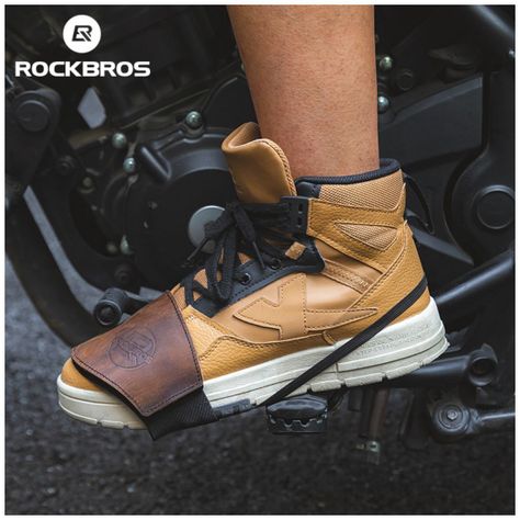Protector cubre zapatos antiarañazos motociclismo Rockbros MTB002-2