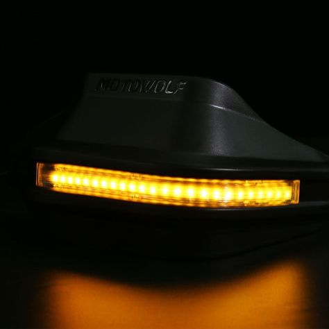 Cubre manos para motociclismo con Luces Led Motowolf 3702B-2