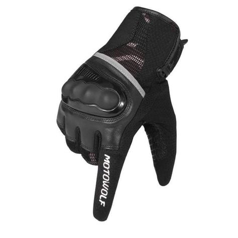 Guantes para motociclismo Camuflaje Motowolf 0310-1
