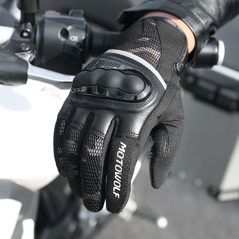 Guantes para motociclismo Camuflaje Motowolf 0310-4