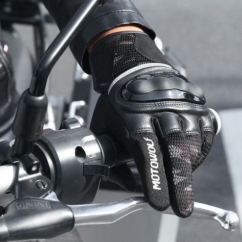 Guantes para motociclismo Camuflaje Motowolf 0310-6
