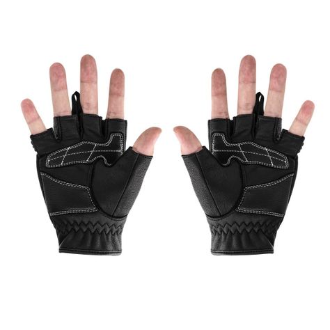 Guantes medio dedo para moto Motowolf 0334-5