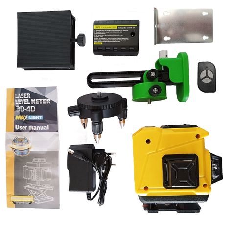 Nivel Laser Construcción 12 líneas 360 Horizontal y vertical Binli BL12-4