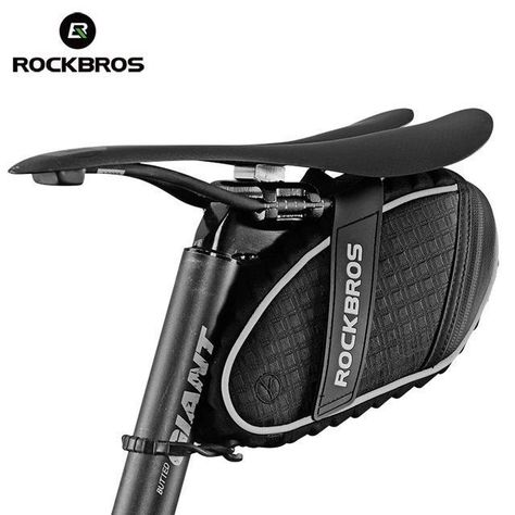 Bolso de Bicicleta impermeable trasero Rockbros C16 - Negro-4