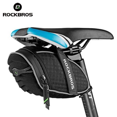 Bolso de Bicicleta impermeable trasero Rockbros C16 - Negro-2