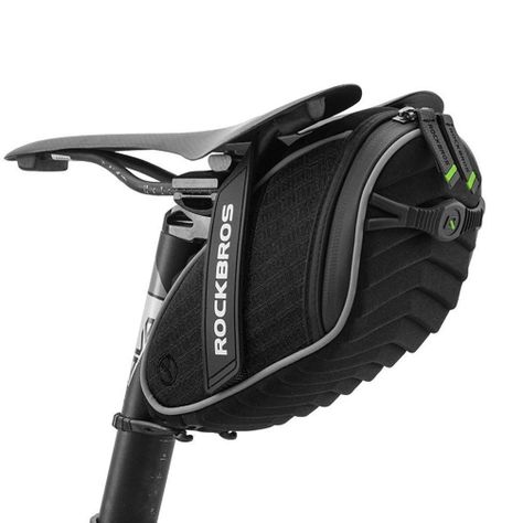 Bolso de Bicicleta impermeable trasero Rockbros C16 - Negro-3