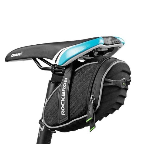 Bolso de Bicicleta impermeable trasero Rockbros C16 - Negro-1
