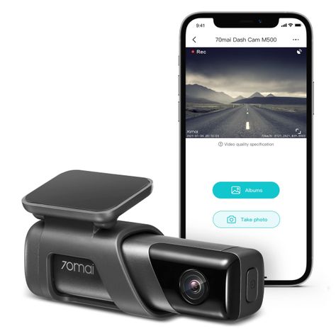 Cámara cámara Auto Dash cam 1944P HDR GPS 70mai M500 128GB-4