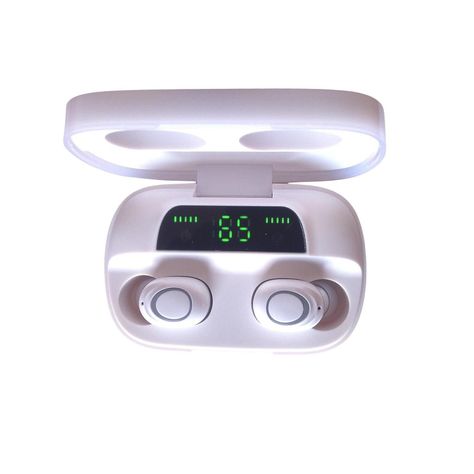 Audifonos Bluetooth TWS S11 2200 mAh - Blanco-2