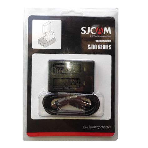 Cargador de baterías DUAL para cámaras deportivas SJCAM SJ10 y SJ11 Series-4