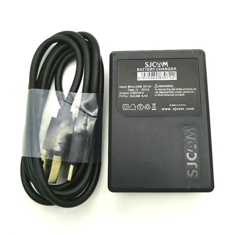 Cargador de baterías DUAL para cámaras deportivas SJCAM SJ10 y SJ11 Series-6